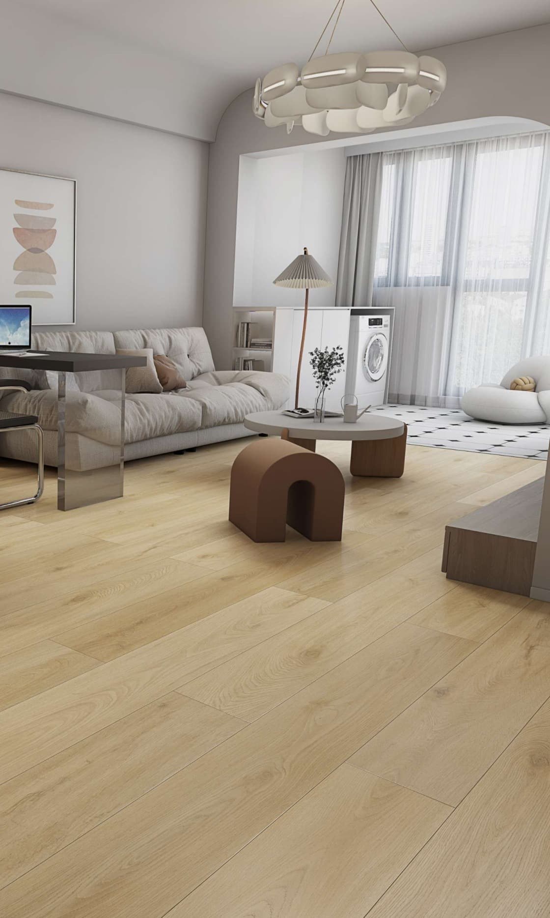 Oak Color Laminate Flooring