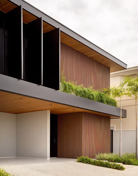 Premium WPC Exterior Louvers for Modern Building Facades