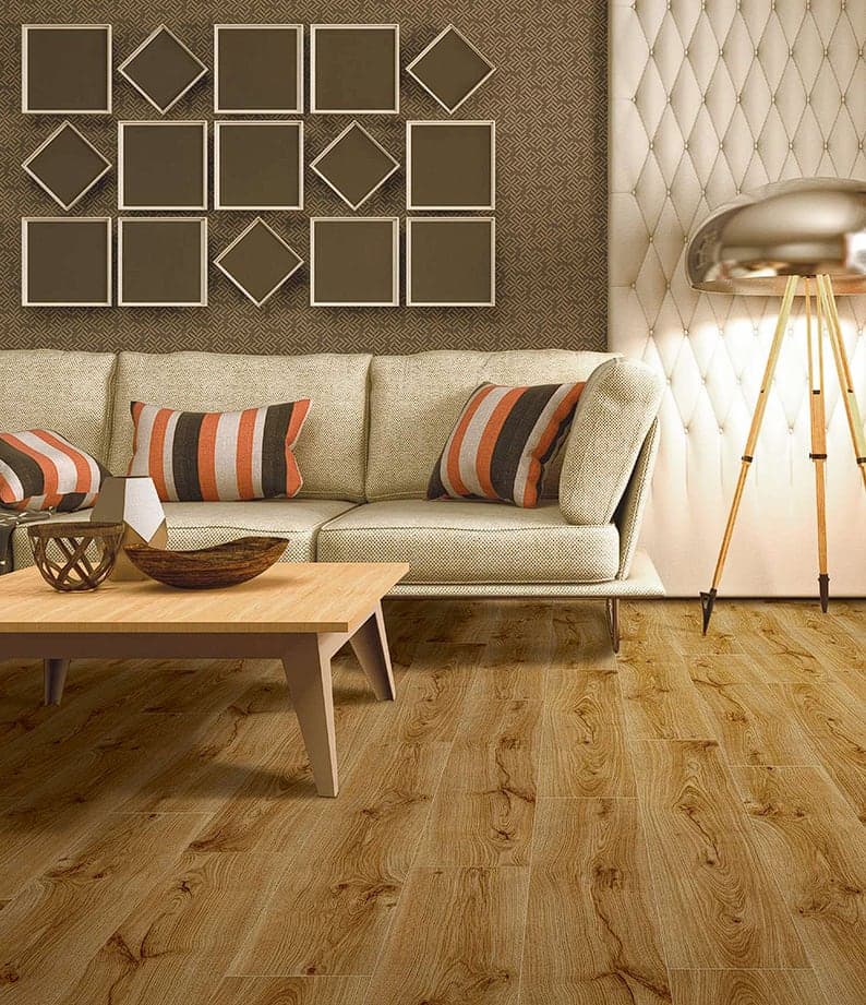 Natural Halifax Oak Laminate Flooring Project in Delhi NCR
