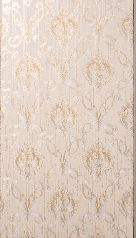 GF-404 Elite Gold Floral Design Wide PVC Panel