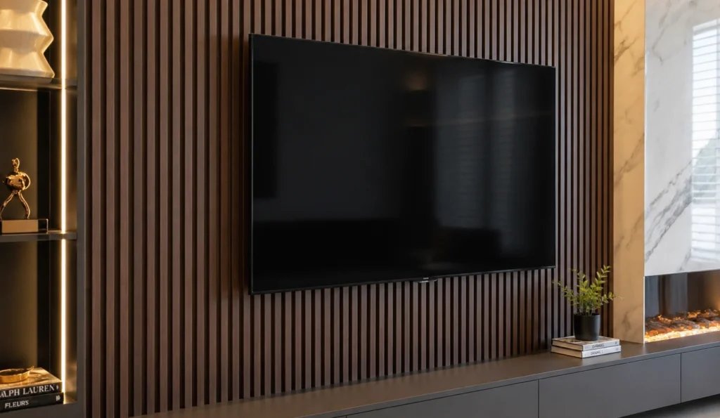 premium-wpc-louver-panels-installed-in-living-room-gurugram