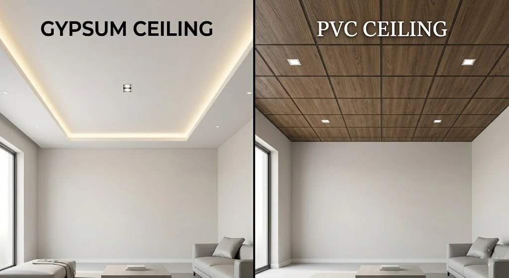 pvc-false-ceiling-vs-gypsum-board-comparison-india